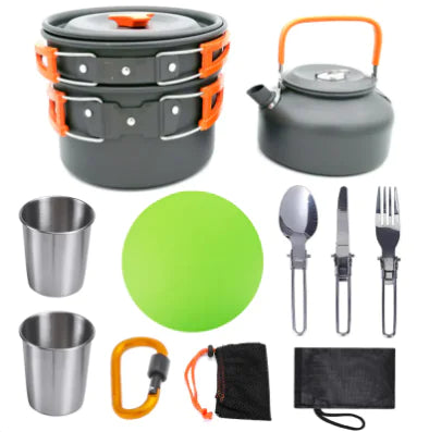 Outdoor Camping Cookware Set portable