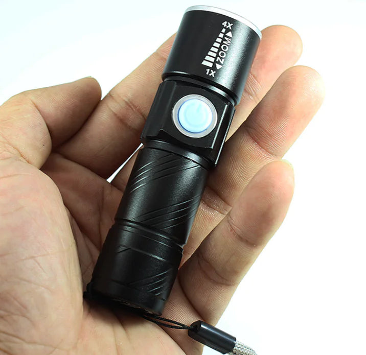 LED Tactical Spotlight Flashlight for Outdoor Camping