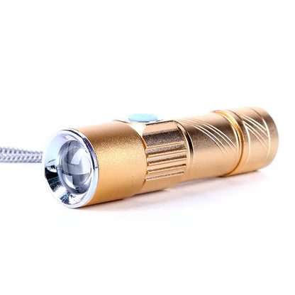 LED Tactical Spotlight Flashlight for Outdoor Camping