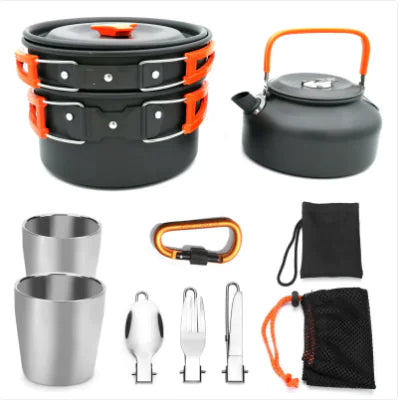 Outdoor Camping Cookware Set portable
