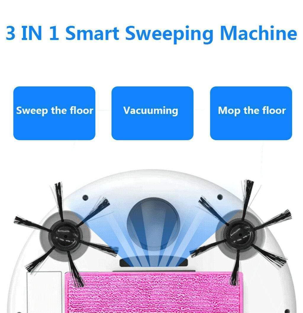 3-in-1 Robot Vacuum Cleaner for Smart Home Cleaning