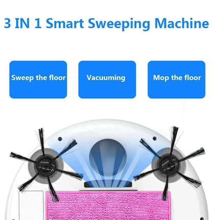 3-in-1 Robot Vacuum Cleaner for Smart Home Cleaning