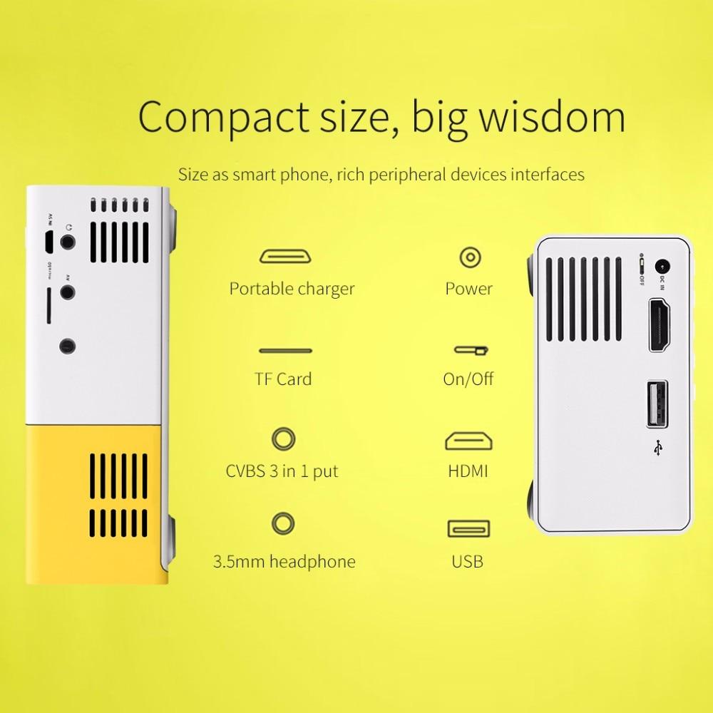 Mini 1080P LED Projector for Home Theater