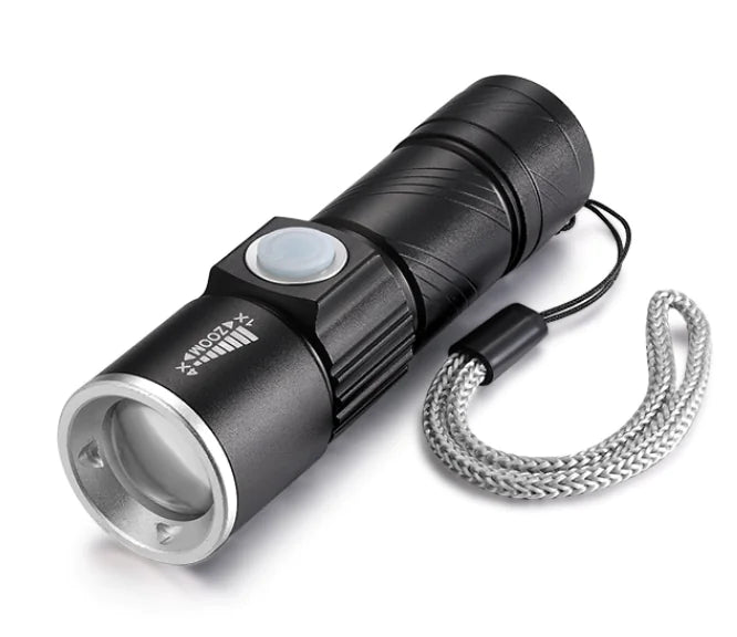 LED Tactical Spotlight Flashlight for Outdoor Camping
